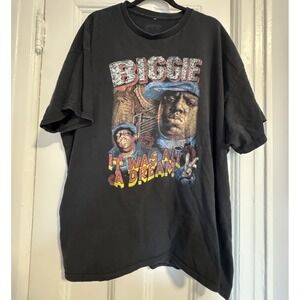 Notorious B.I.G. Biggie Smalls Shirt It Was All A Dream Size 3X Black